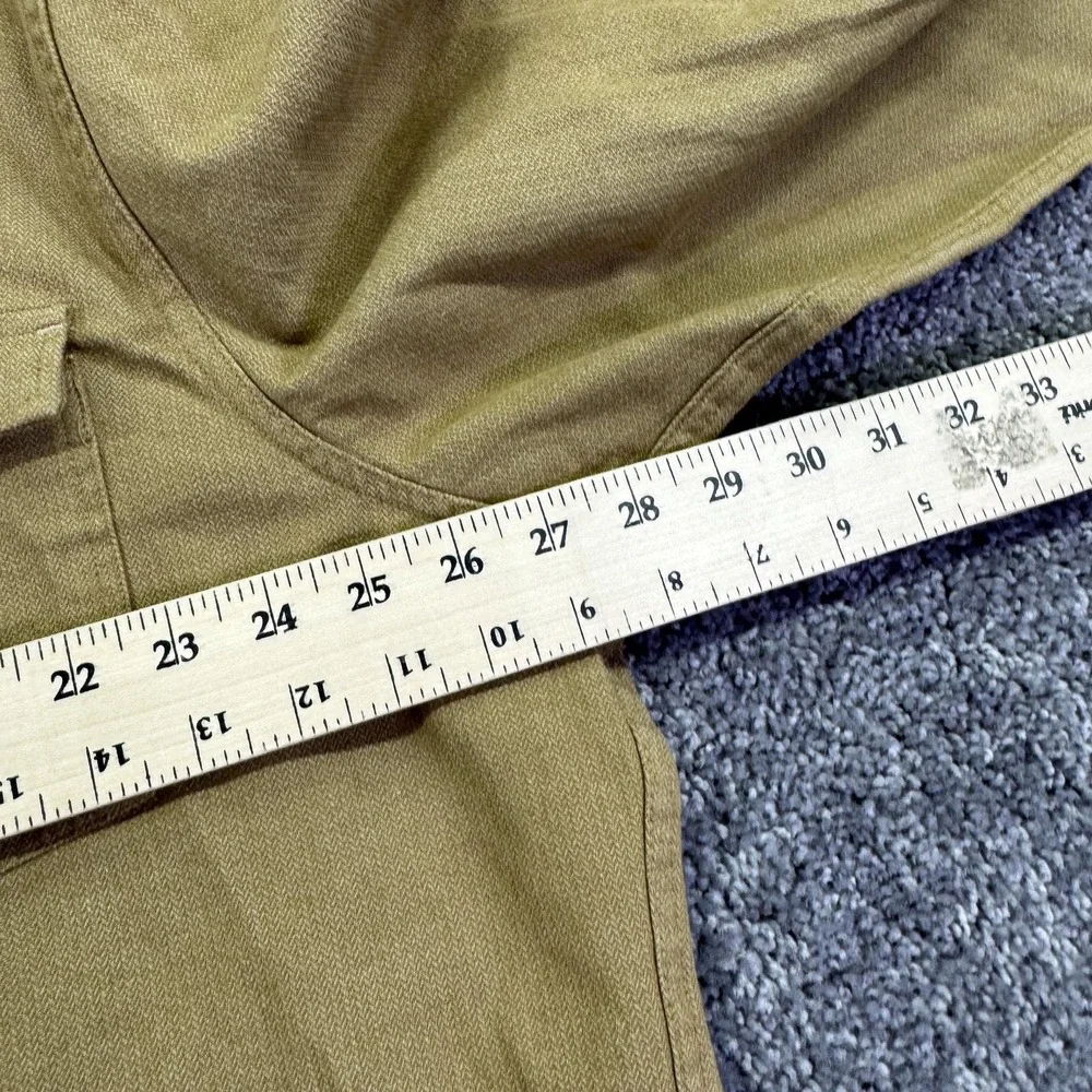 Goodfellow & Co Shirt Mens 2XL Brown Long Sleeve Button Casual Pockets Work